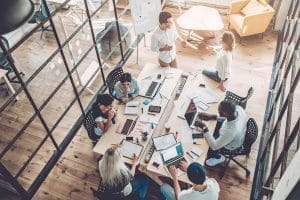 multiracial,young,creative,people,in,modern,office.,group,of,young